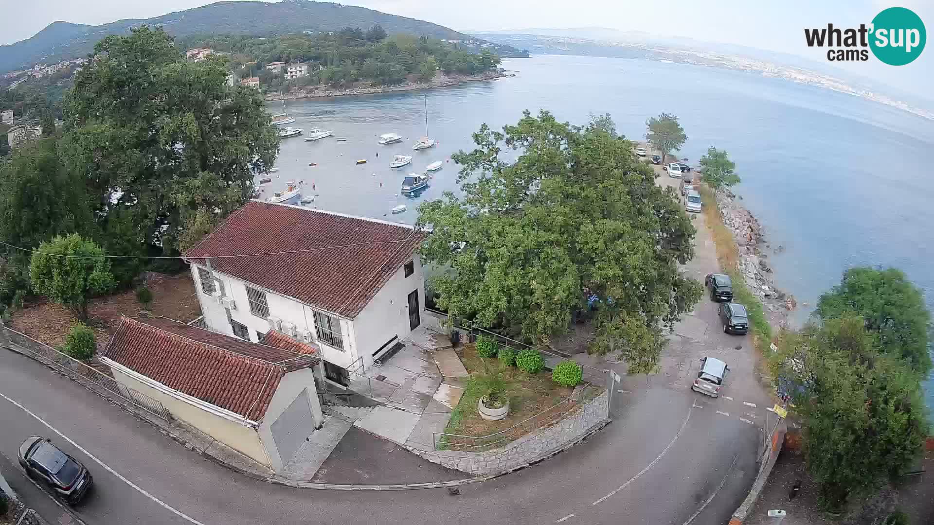 Webcam porto Ika – Vista LIVE sul porto e le luci di Opatija
