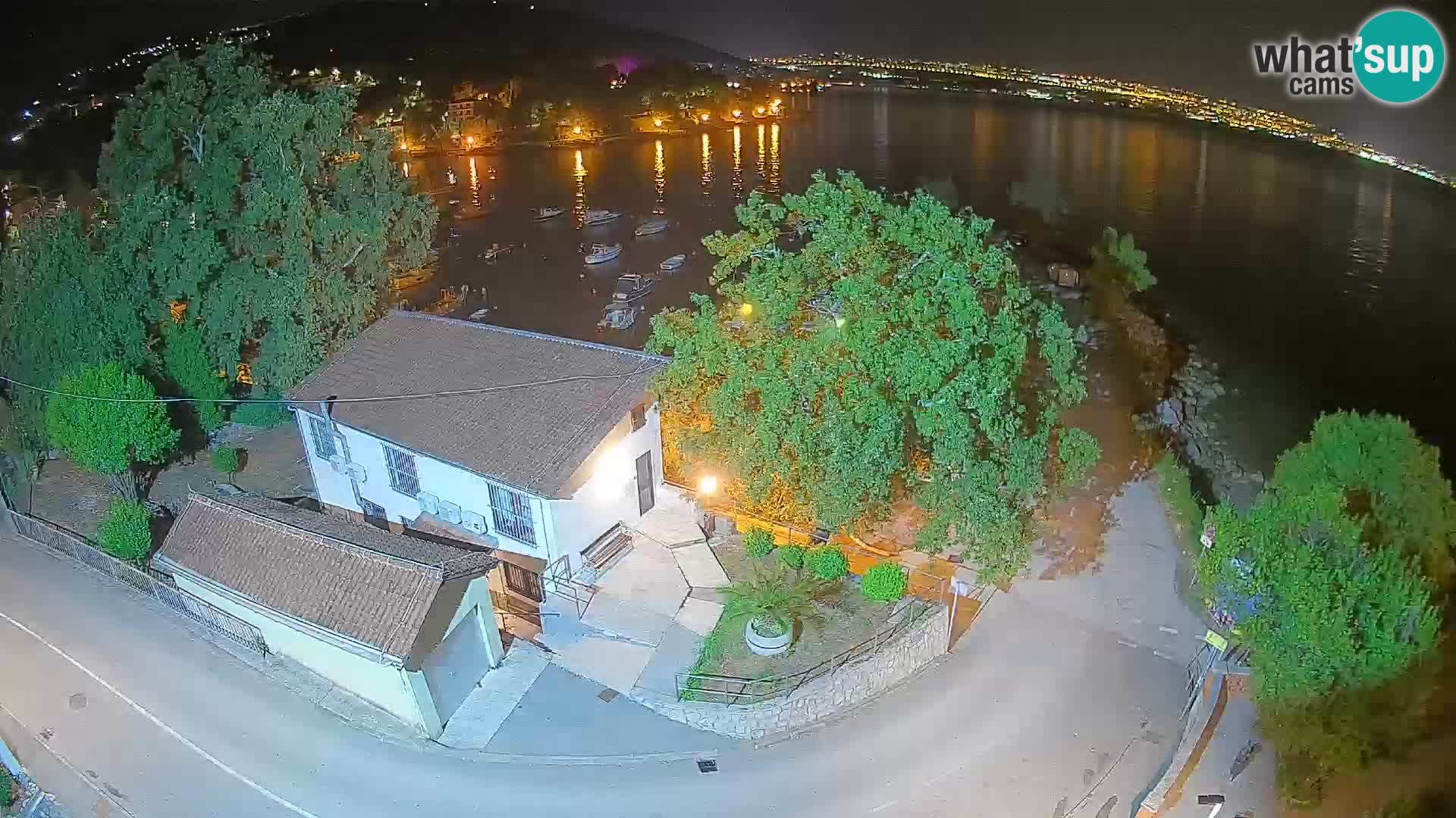 Webcam Ika Hafen – LIVE Blick auf den Hafen und die Lichter von Opatija