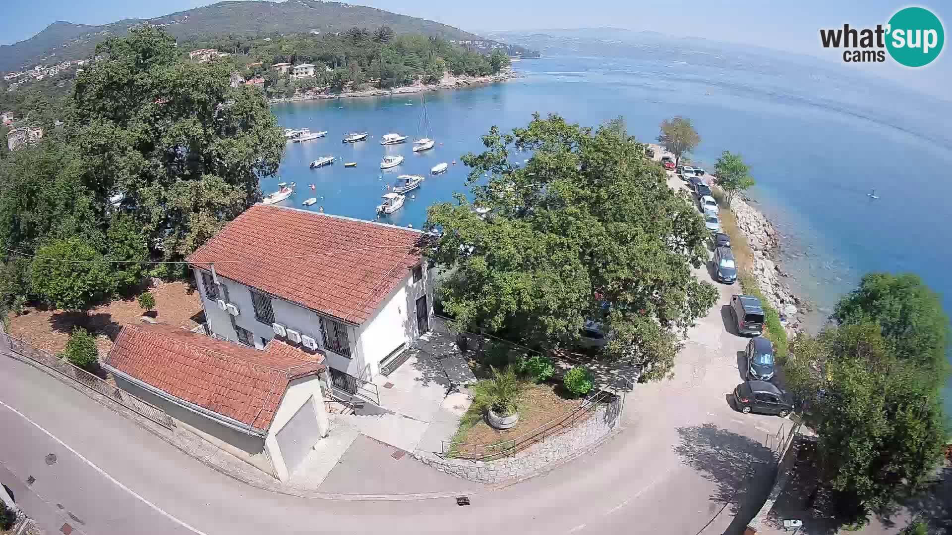 Webcam porto Ika – Vista LIVE sul porto e le luci di Opatija