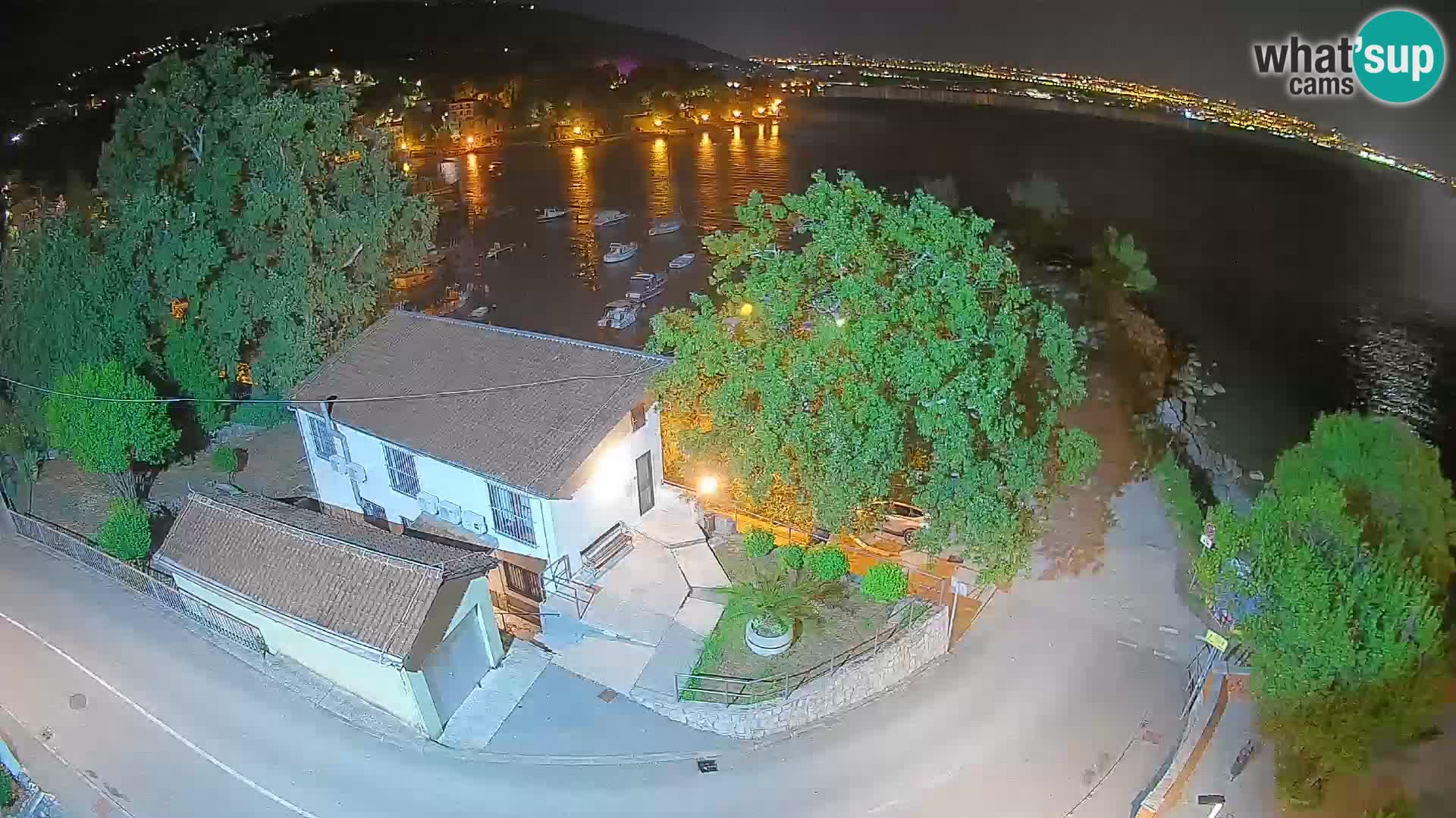 Webcam Ika Hafen – LIVE Blick auf den Hafen und die Lichter von Opatija