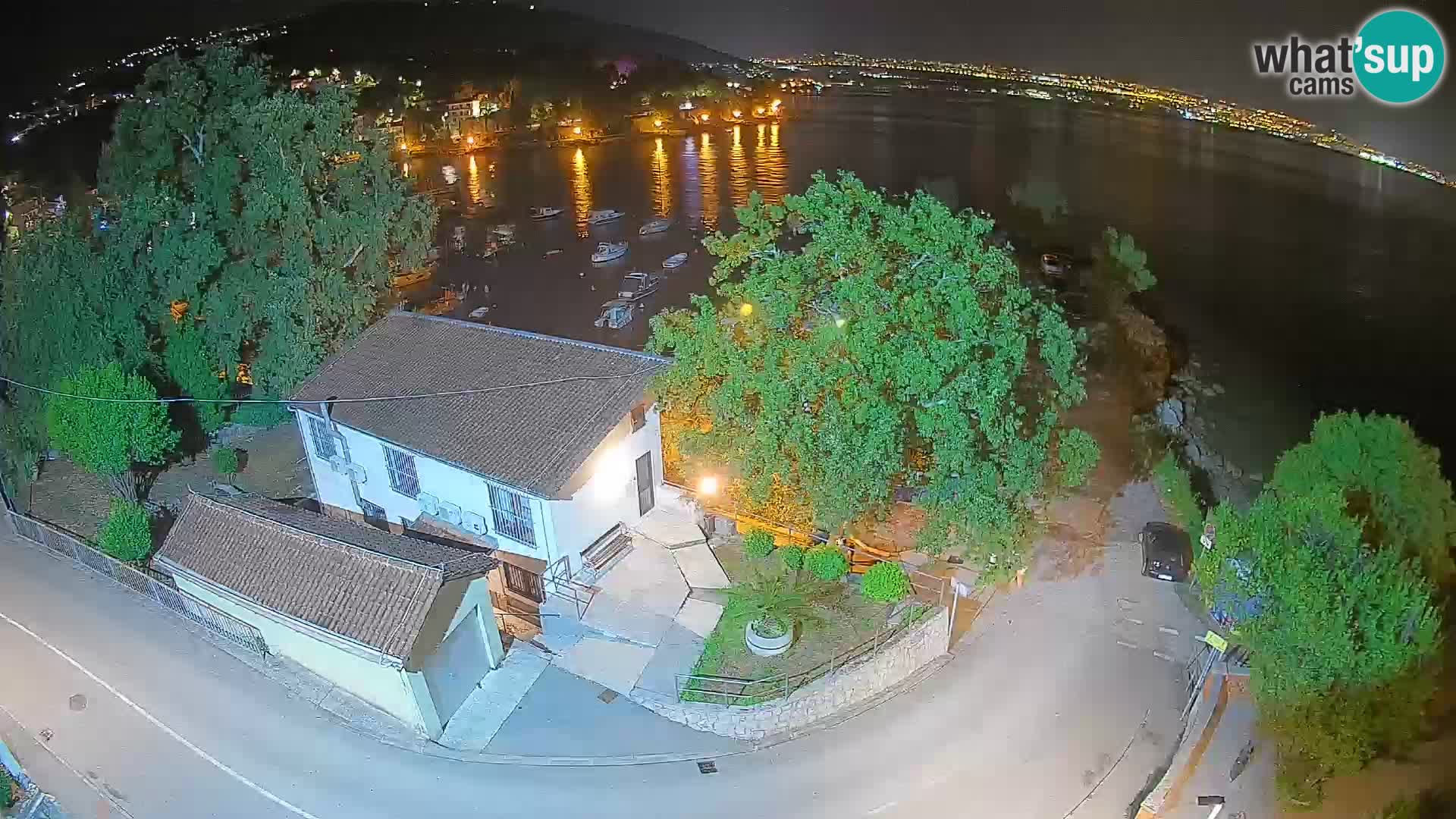 Webcam Ika Hafen – LIVE Blick auf den Hafen und die Lichter von Opatija