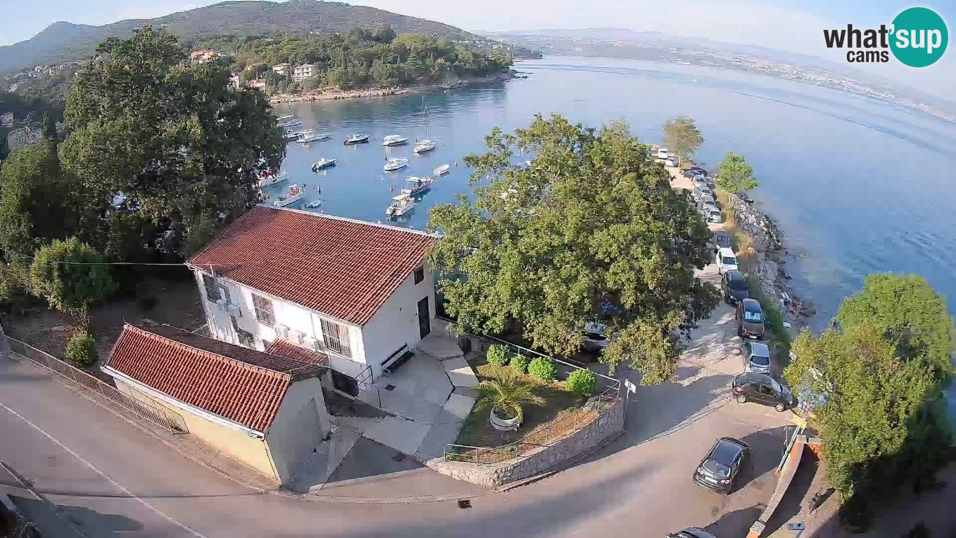 Webcam port d’Ika – Vue en direct et lumières d’Opatija