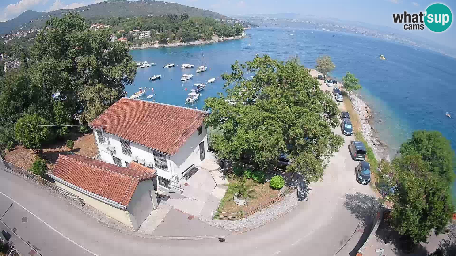 Webcam Ika Hafen – LIVE Blick auf den Hafen und die Lichter von Opatija