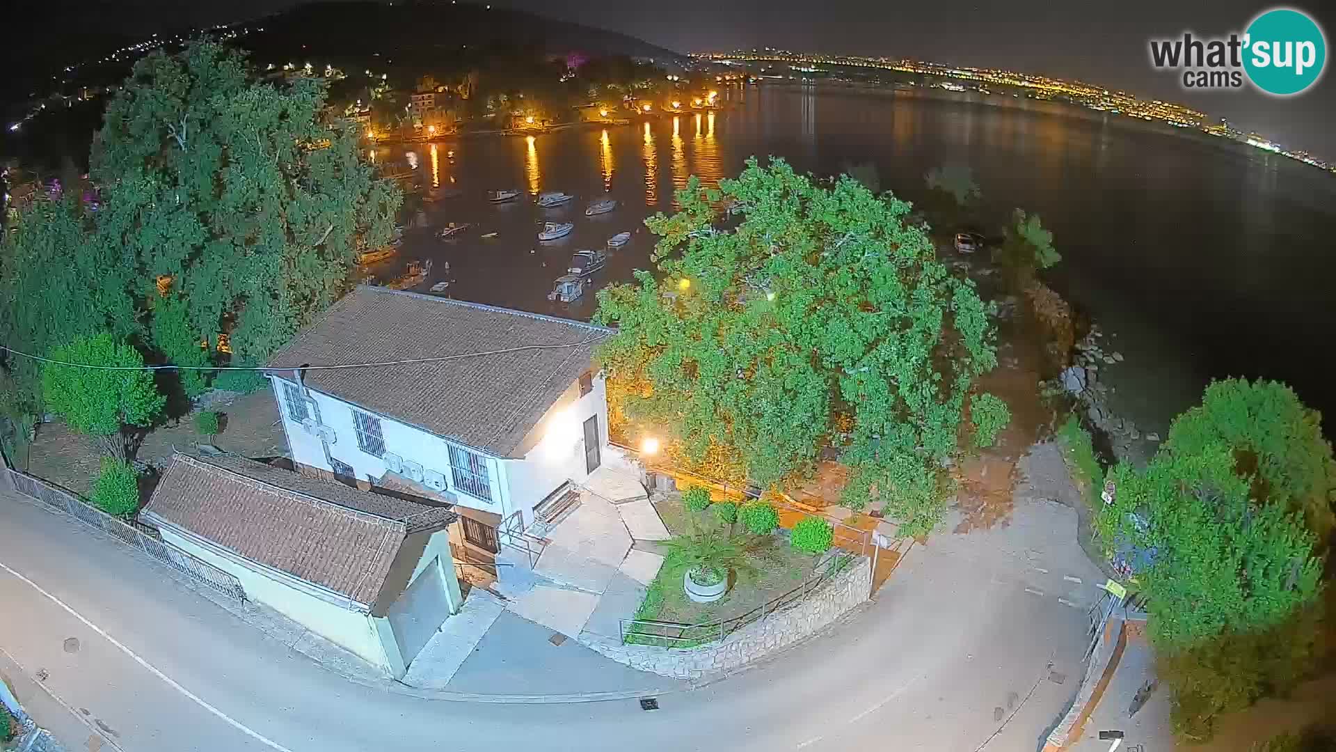 Webcam Ika Hafen – LIVE Blick auf den Hafen und die Lichter von Opatija