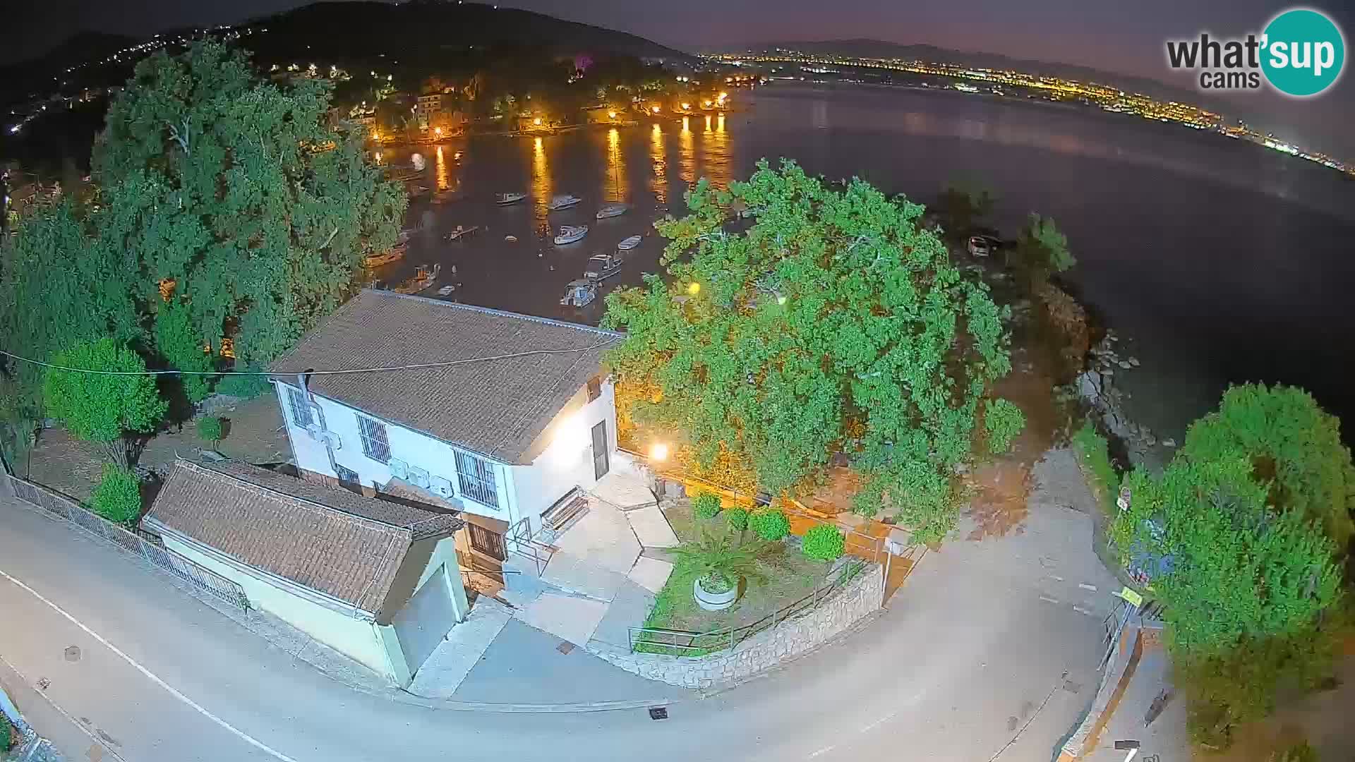 Webcam port d’Ika – Vue en direct et lumières d’Opatija