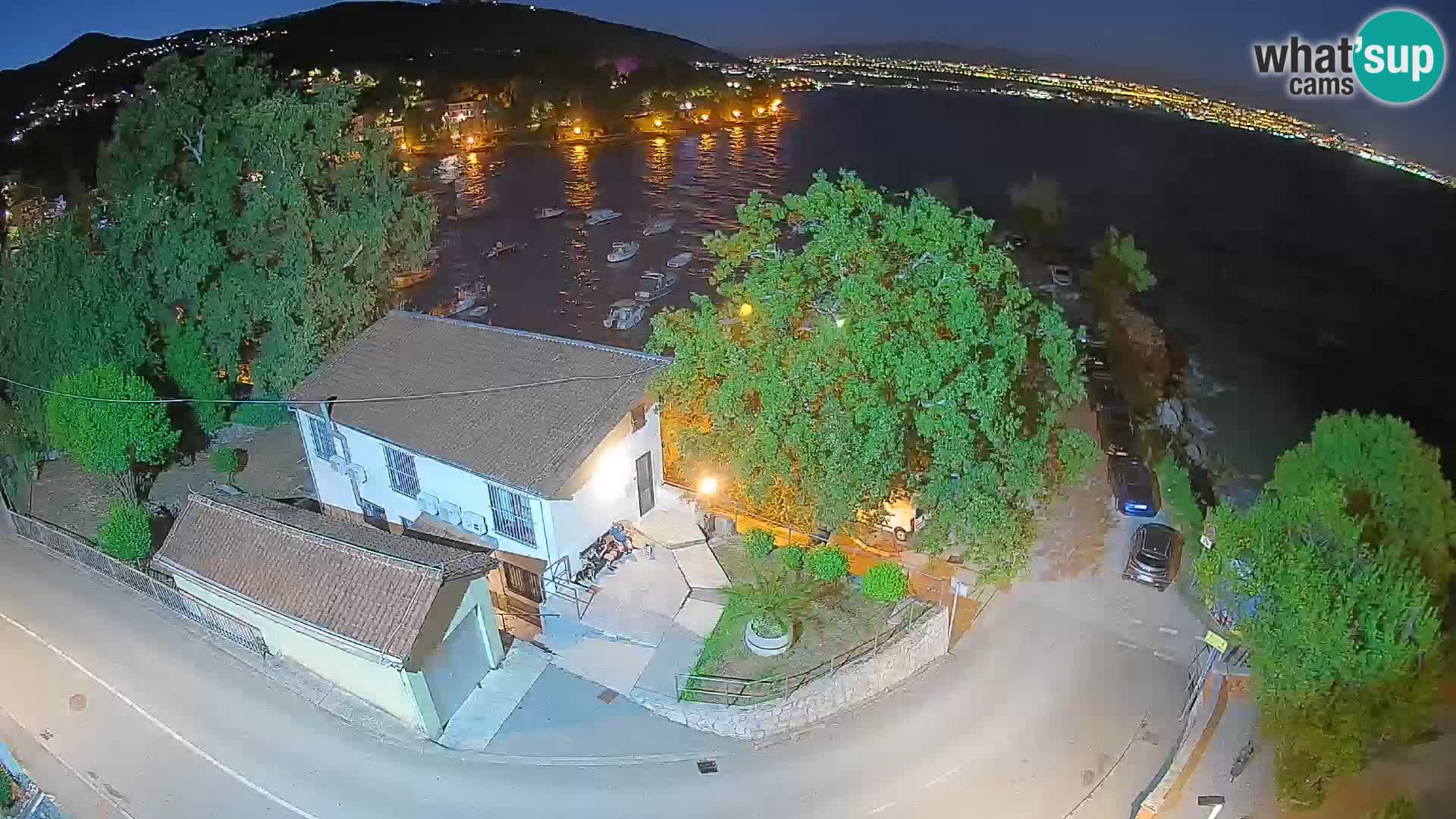 Webcam Ika Hafen – LIVE Blick auf den Hafen und die Lichter von Opatija