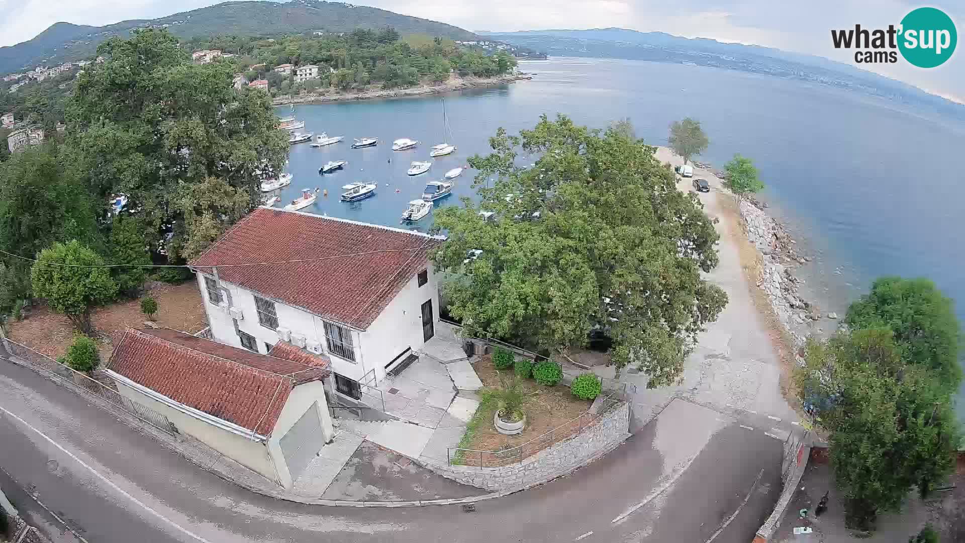 Webcam Ika Hafen – LIVE Blick auf den Hafen und die Lichter von Opatija