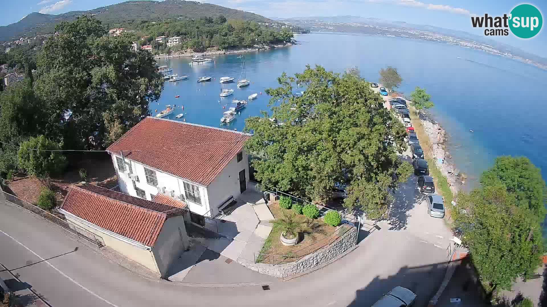 Webcam porto Ika – Vista LIVE sul porto e le luci di Opatija