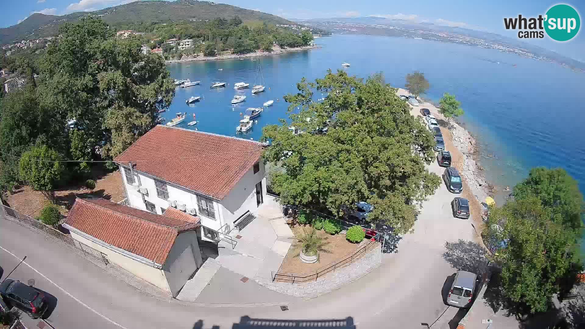 Webcam Ika Hafen – LIVE Blick auf den Hafen und die Lichter von Opatija