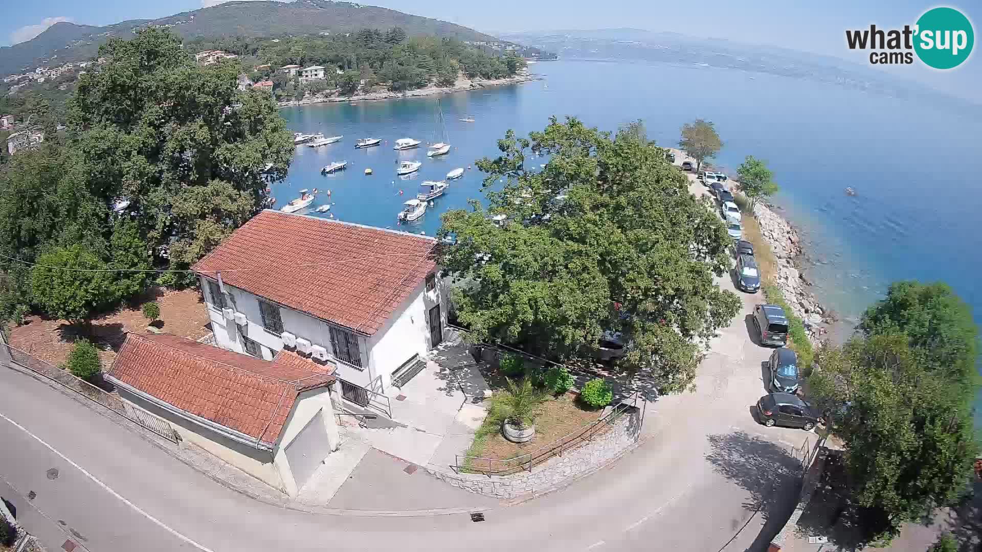 Ika Harbor Webcam – LIVE View of the Harbor and Opatija Lights