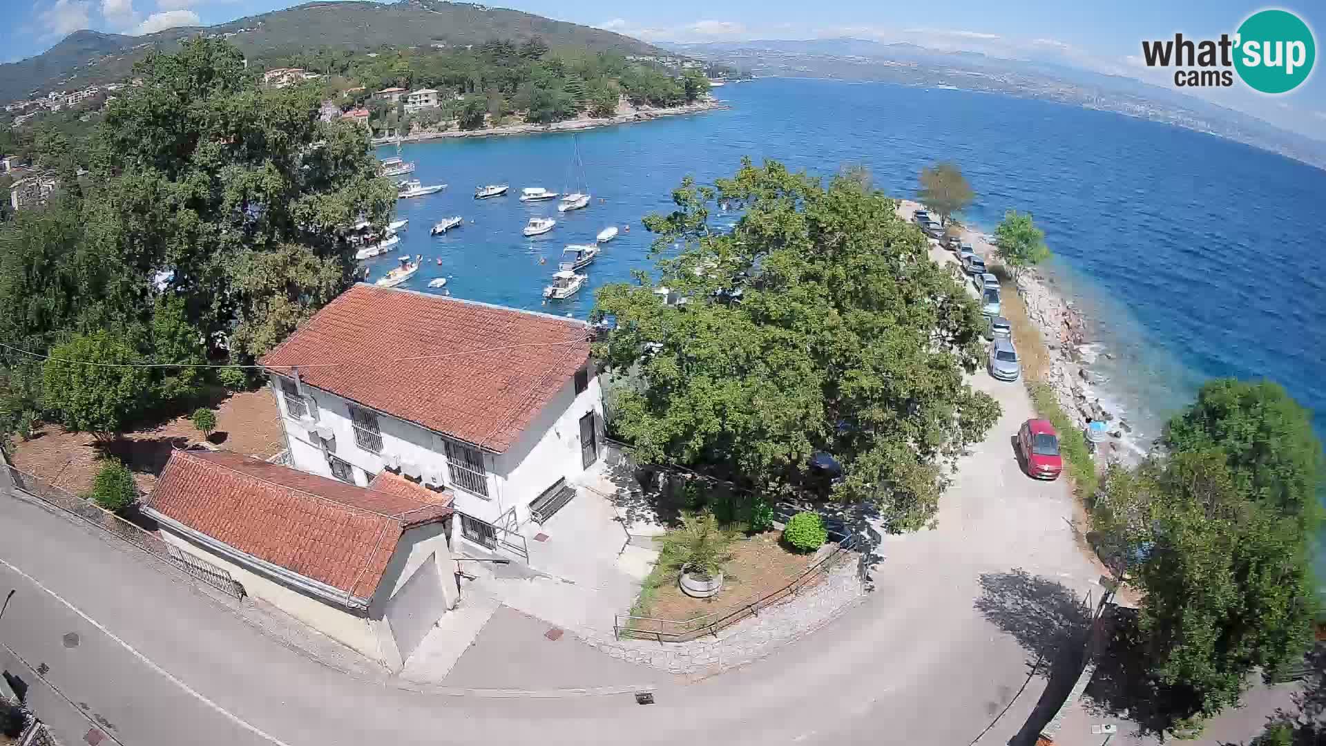 Webcam porto Ika – Vista LIVE sul porto e le luci di Opatija