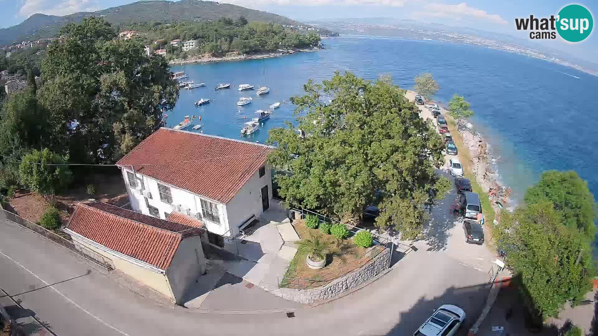 Ika Harbor Webcam – LIVE View of the Harbor and Opatija Lights