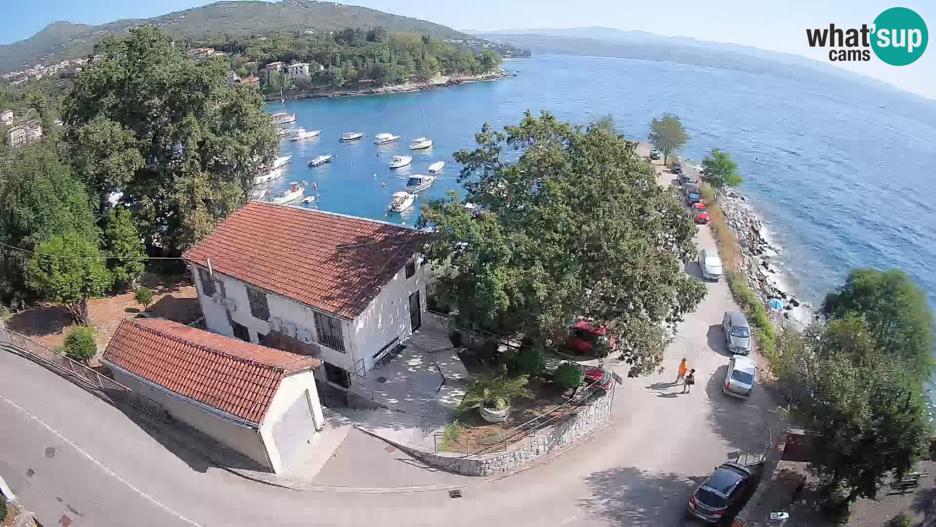 Webcam port d’Ika – Vue en direct et lumières d’Opatija