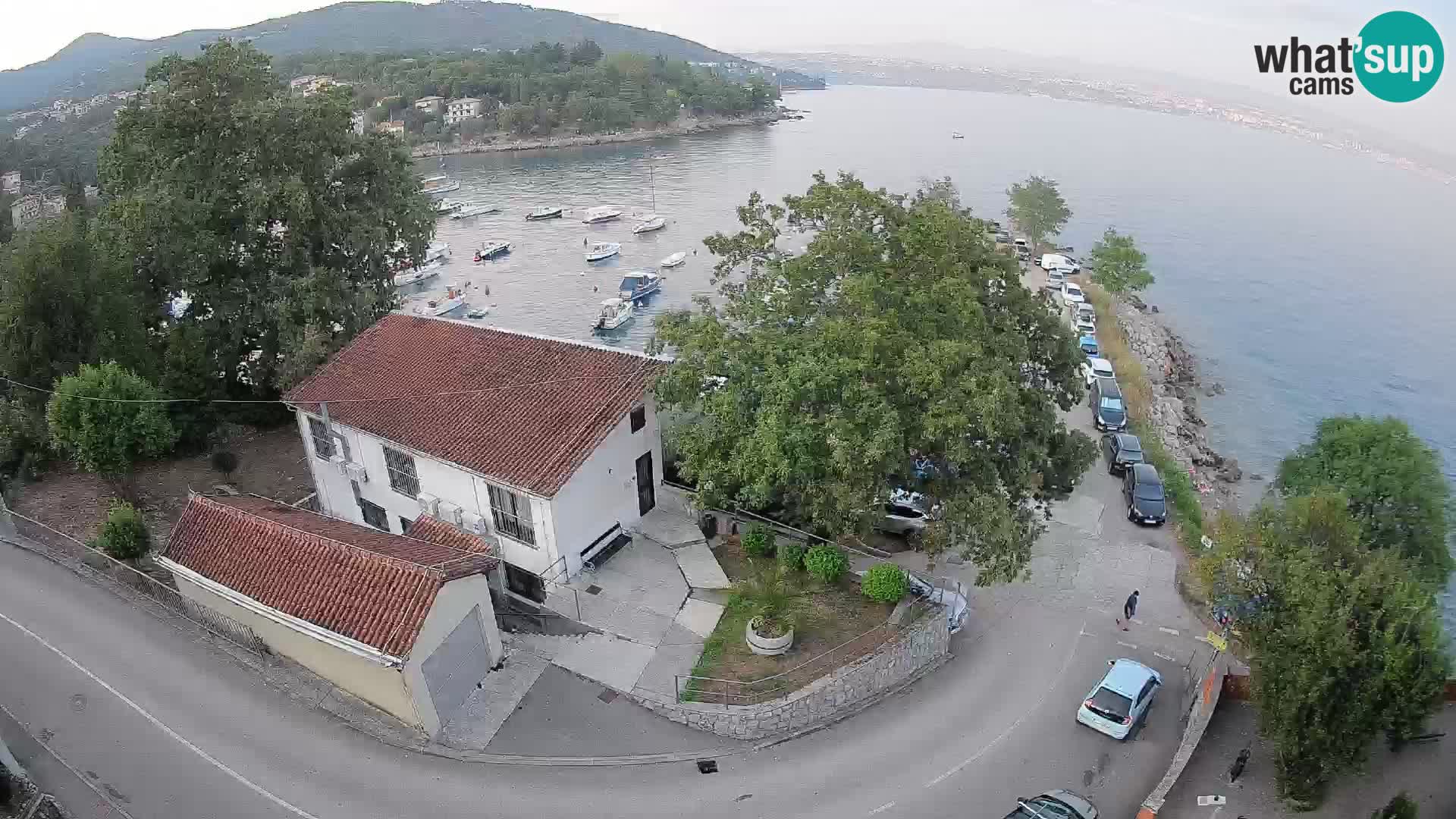 Webcam porto Ika – Vista LIVE sul porto e le luci di Opatija