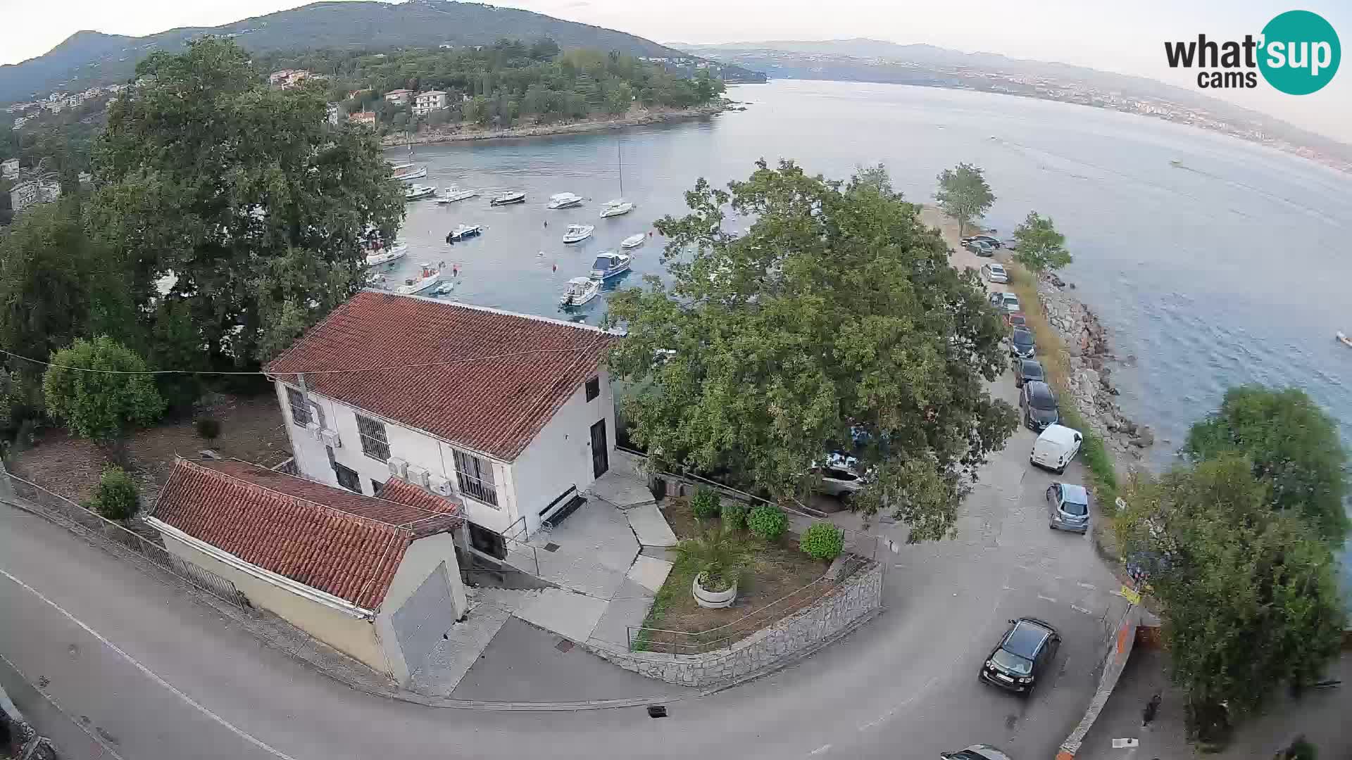 Webcam Ika Hafen – LIVE Blick auf den Hafen und die Lichter von Opatija