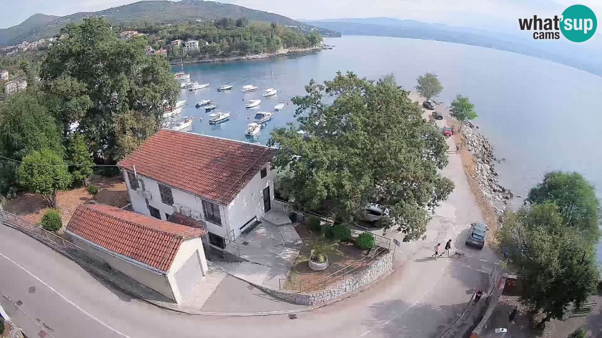Webcam porto Ika – Vista LIVE sul porto e le luci di Opatija