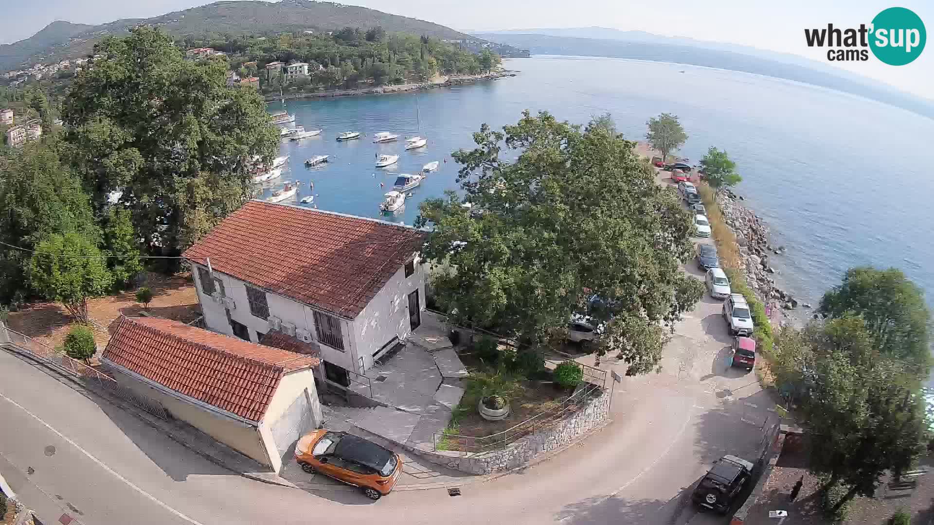 Webcam porto Ika – Vista LIVE sul porto e le luci di Opatija