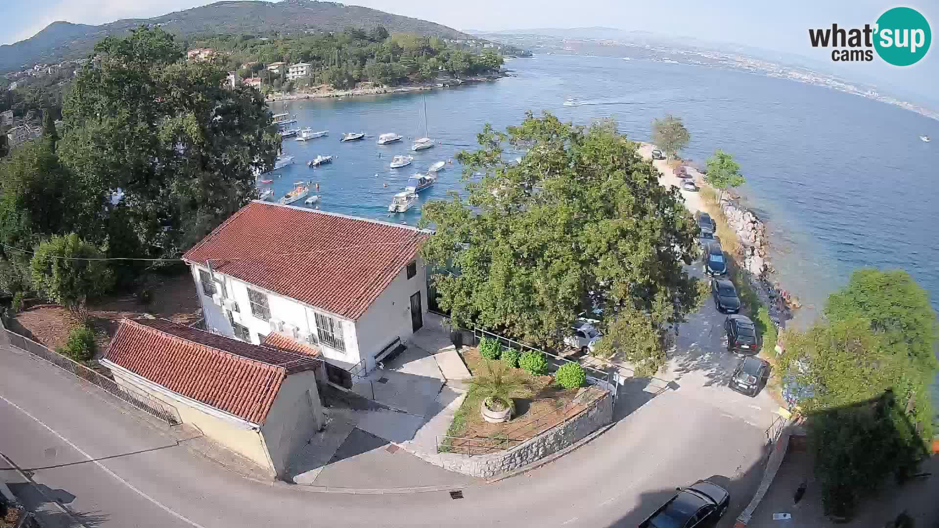 Webcam porto Ika – Vista LIVE sul porto e le luci di Opatija