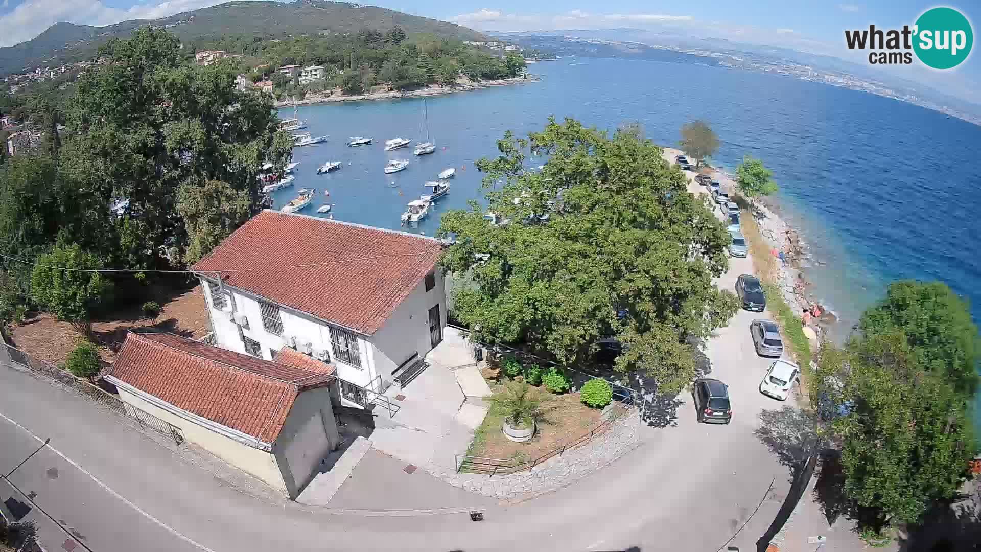 Webcam port d’Ika – Vue en direct et lumières d’Opatija