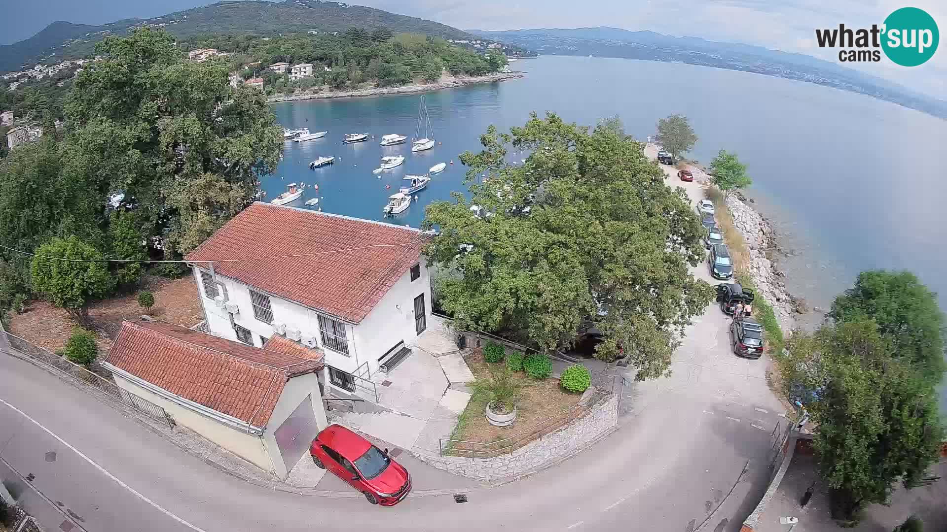 Ika Harbor Webcam – LIVE View of the Harbor and Opatija Lights