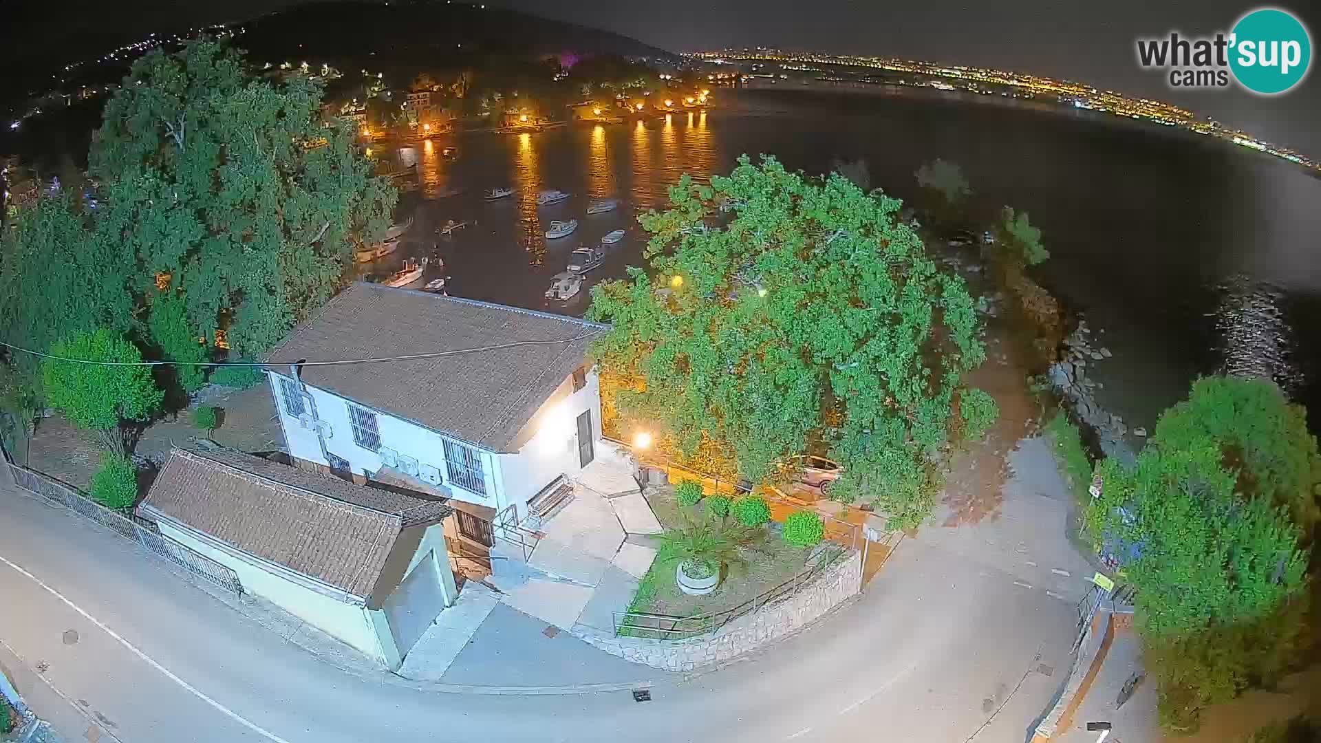 Webcam Ika Hafen – LIVE Blick auf den Hafen und die Lichter von Opatija