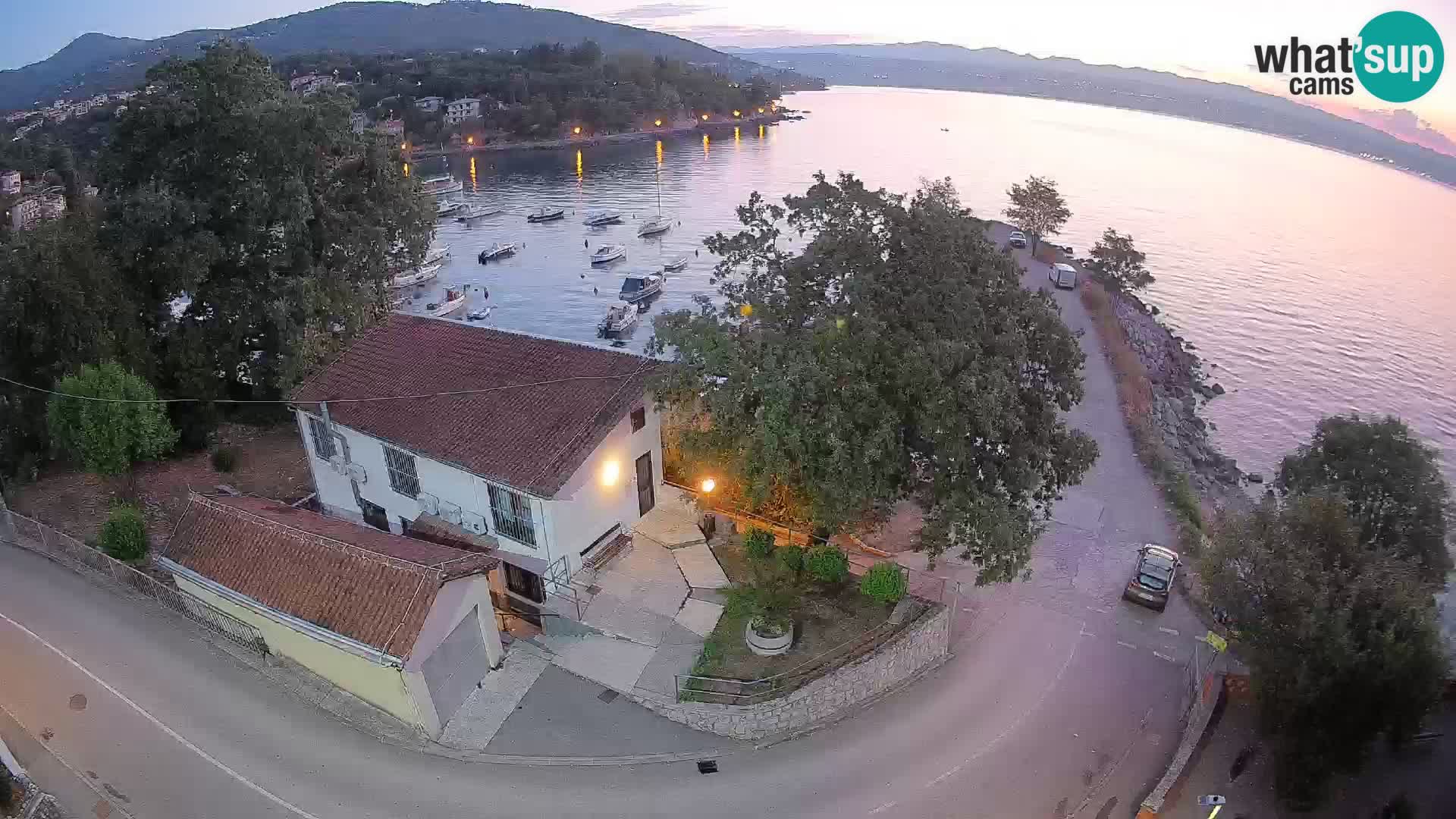 Webcam Ika Hafen – LIVE Blick auf den Hafen und die Lichter von Opatija
