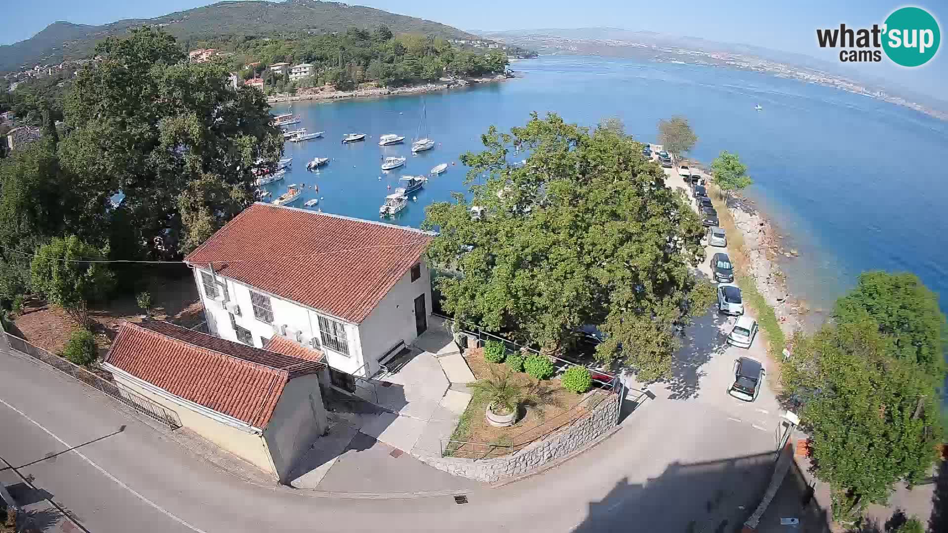 Webcam port d’Ika – Vue en direct et lumières d’Opatija