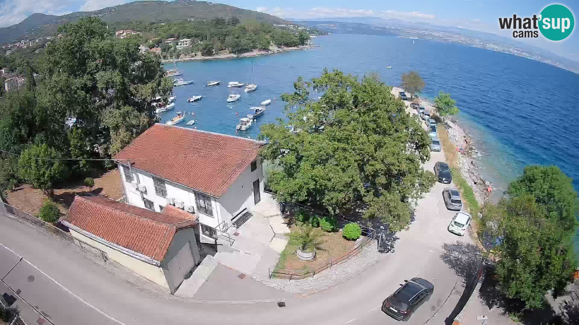 Ika Harbor Webcam – LIVE View of the Harbor and Opatija Lights
