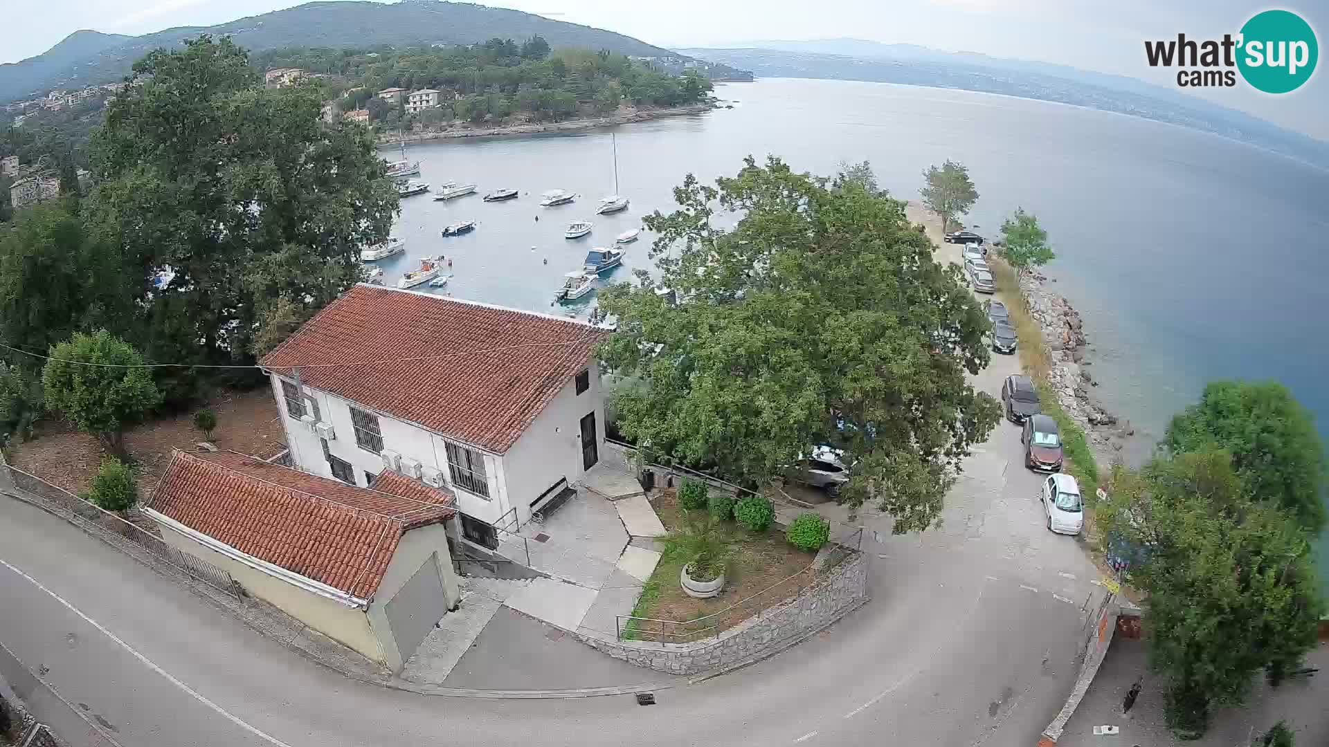 Webcam porto Ika – Vista LIVE sul porto e le luci di Opatija