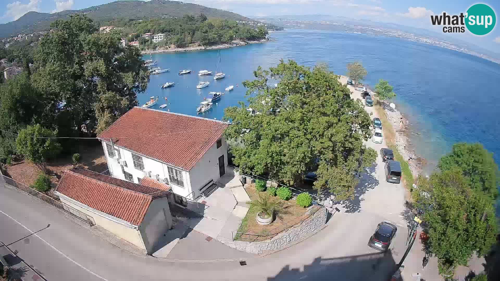 Webcam port d’Ika – Vue en direct et lumières d’Opatija