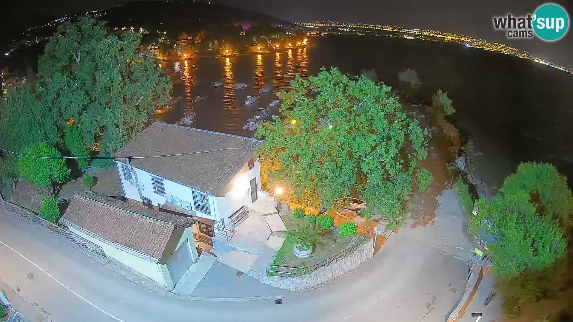 Webcam port d’Ika – Vue en direct et lumières d’Opatija