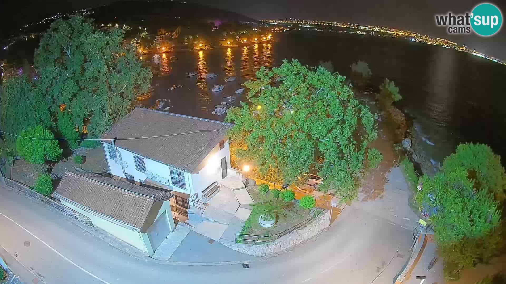 Webcam Ika Hafen – LIVE Blick auf den Hafen und die Lichter von Opatija
