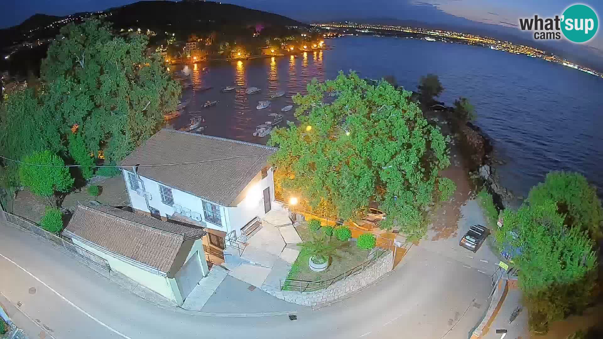 Webcam Ika Hafen – LIVE Blick auf den Hafen und die Lichter von Opatija