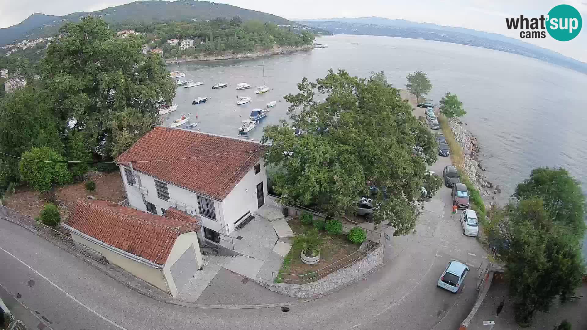 Webcam porto Ika – Vista LIVE sul porto e le luci di Opatija