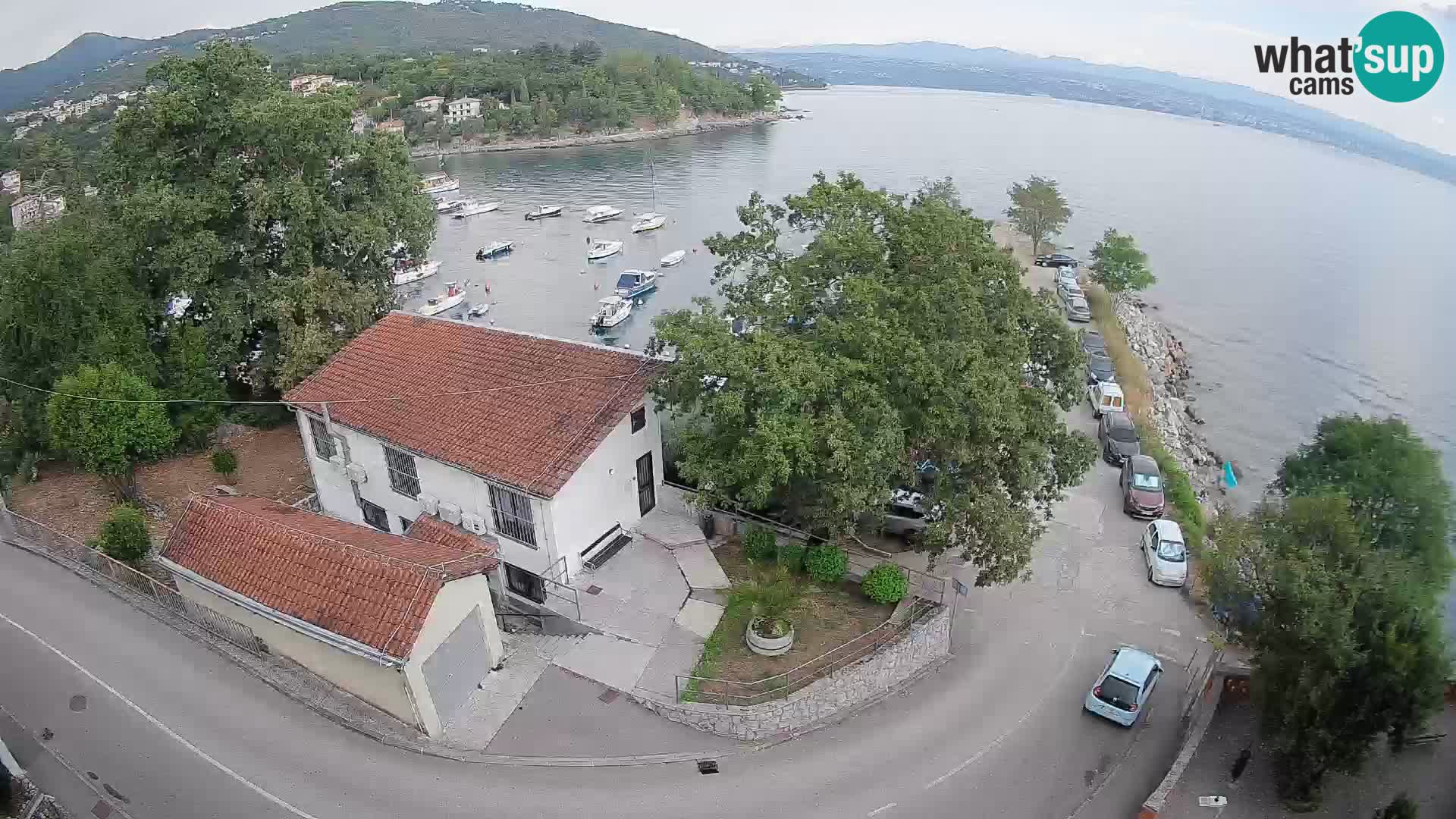 Webcam port d’Ika – Vue en direct et lumières d’Opatija