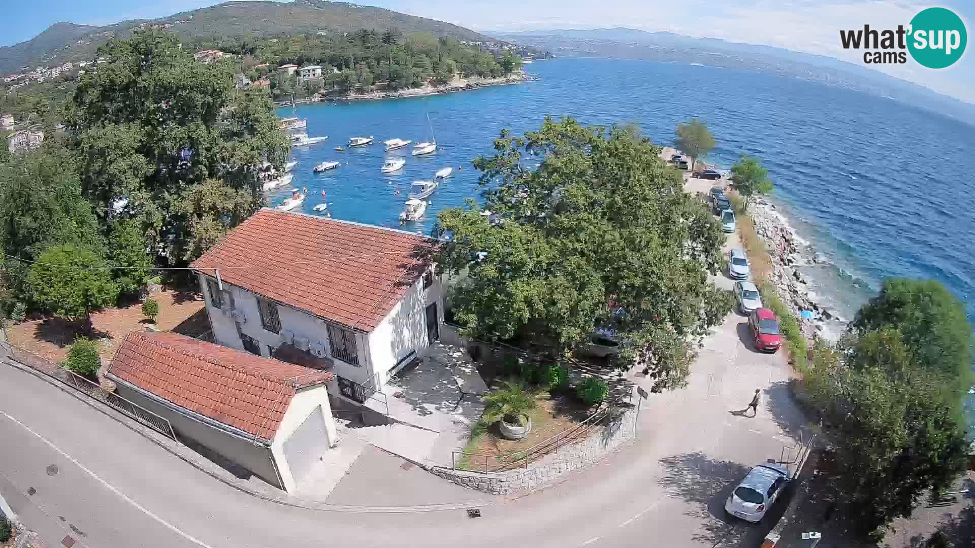 Webcam porto Ika – Vista LIVE sul porto e le luci di Opatija