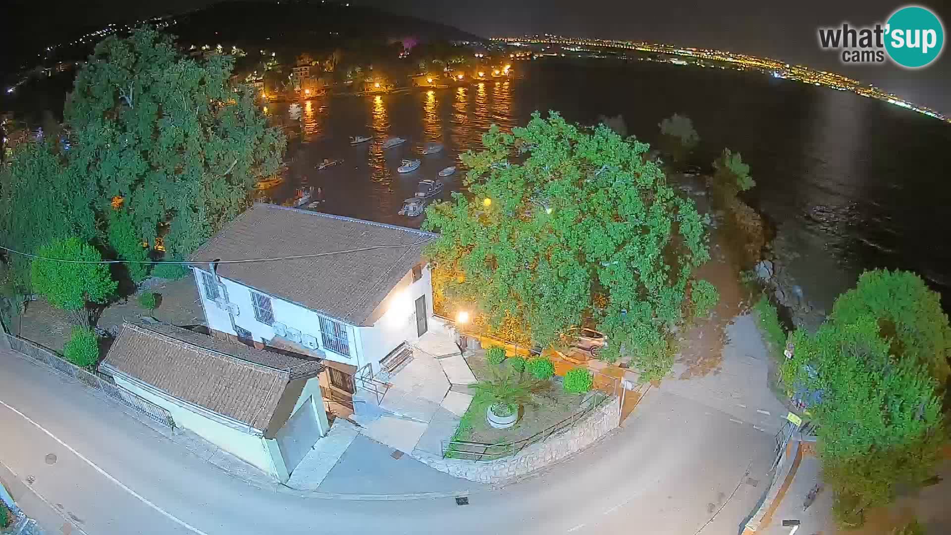 Webcam Ika Hafen – LIVE Blick auf den Hafen und die Lichter von Opatija