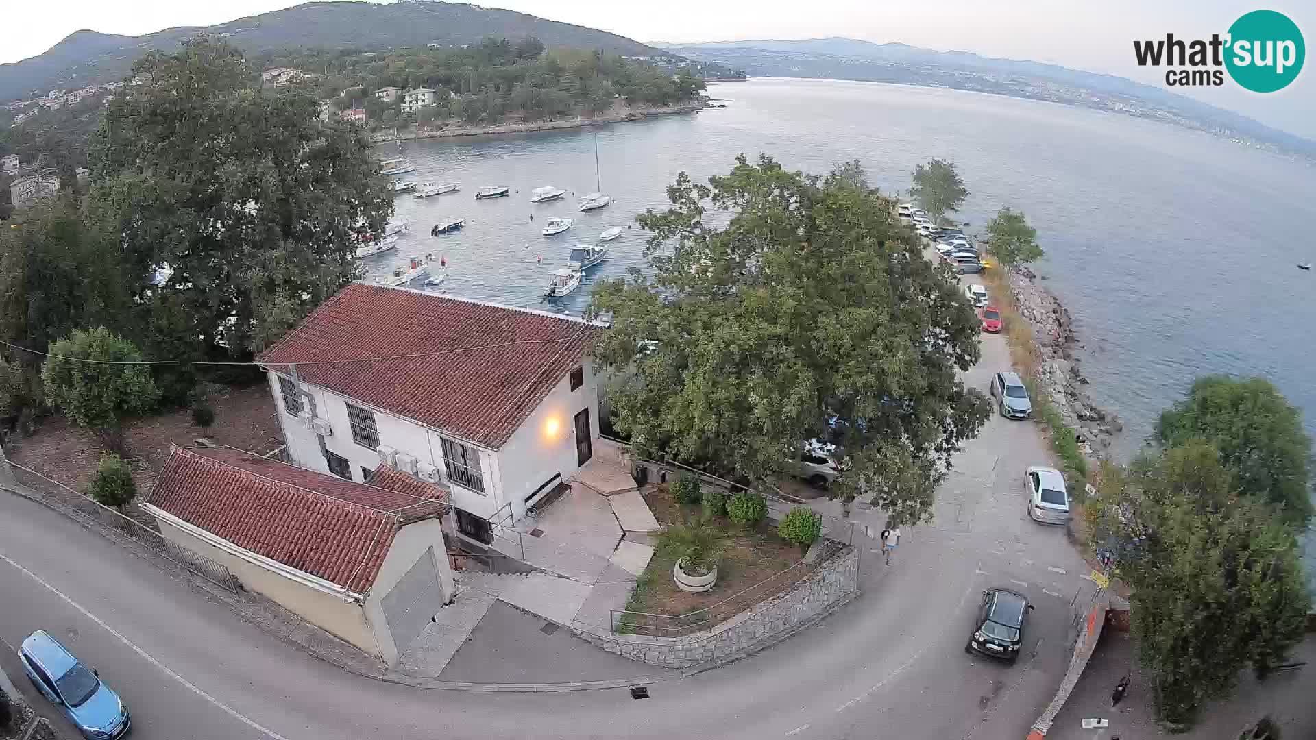Webcam porto Ika – Vista LIVE sul porto e le luci di Opatija