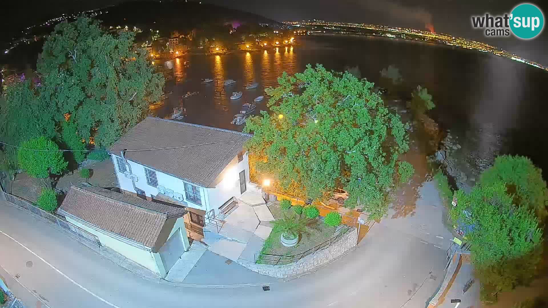 Webcam Ika Hafen – LIVE Blick auf den Hafen und die Lichter von Opatija