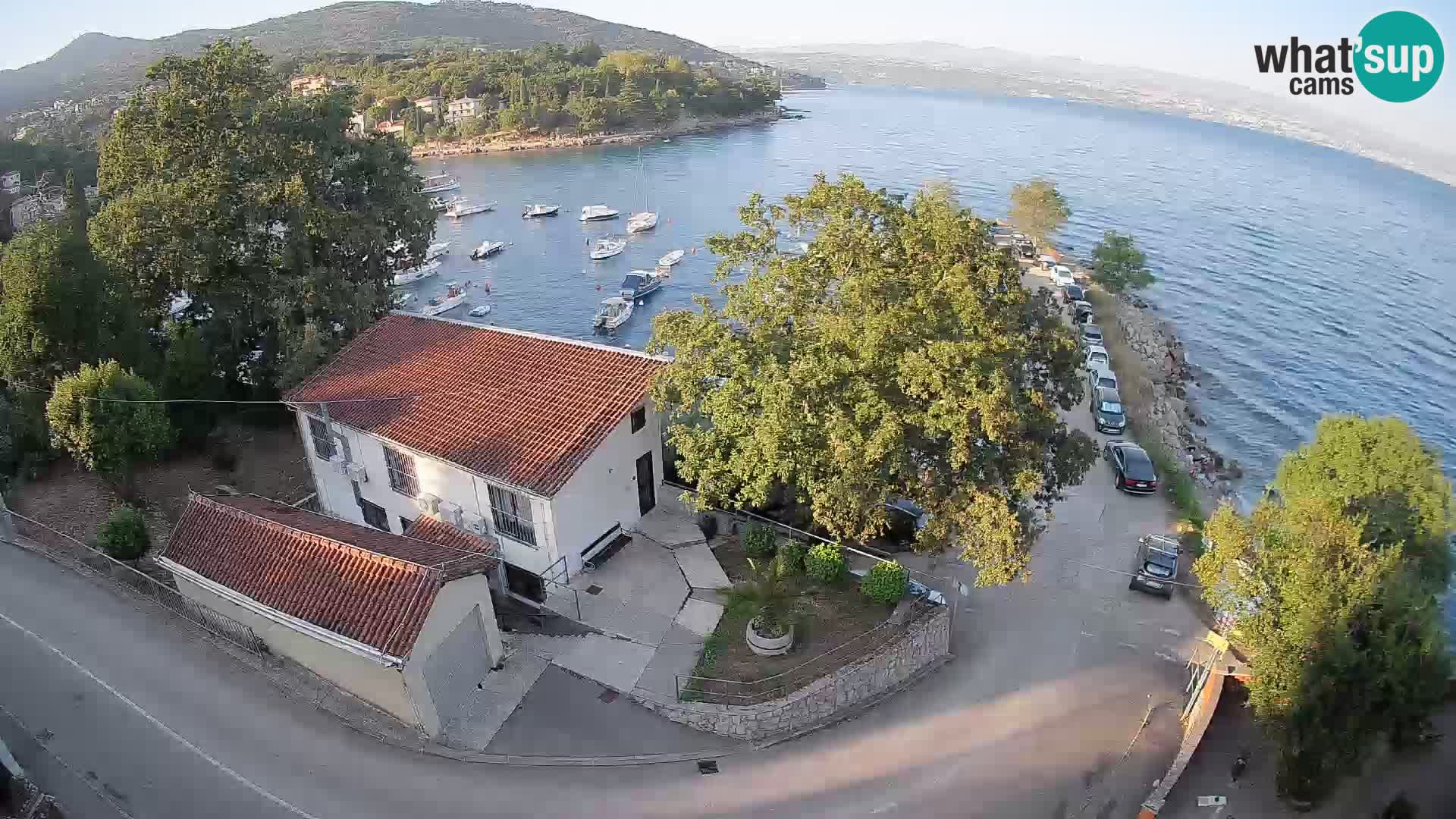Webcam porto Ika – Vista LIVE sul porto e le luci di Opatija