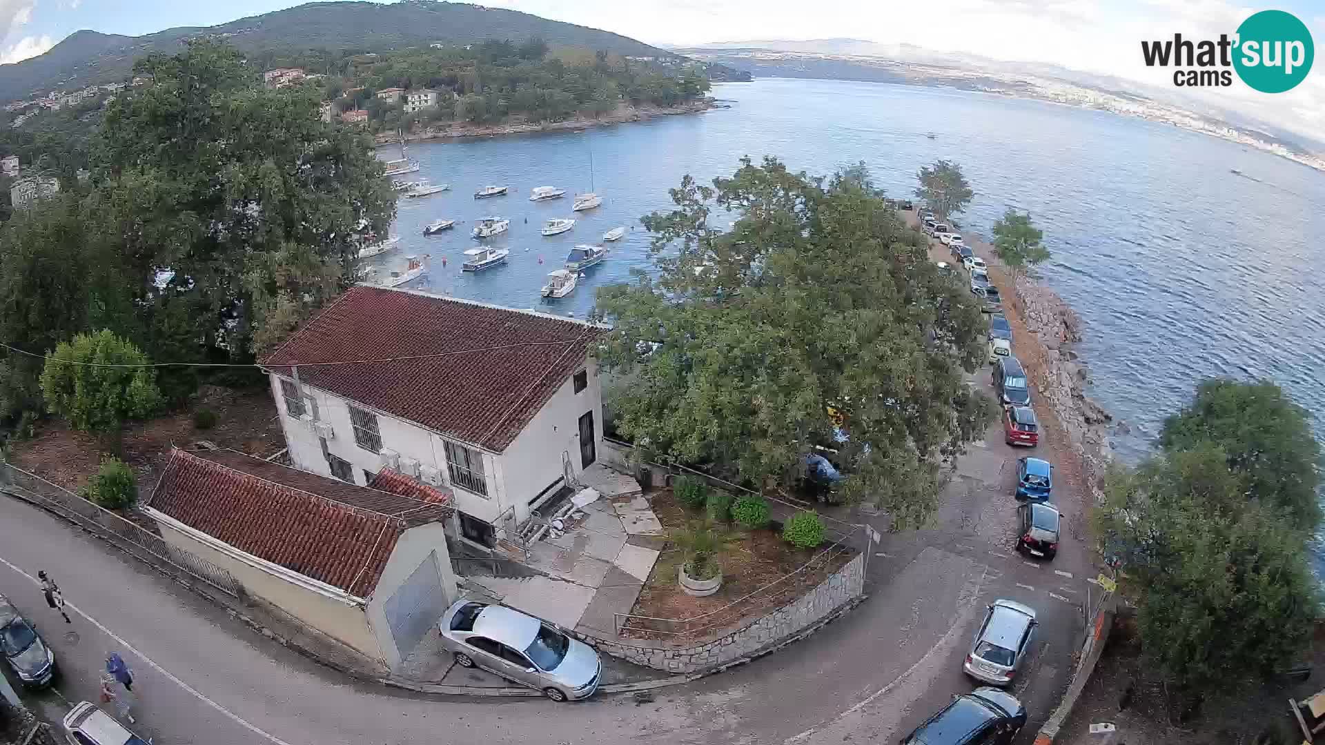 Webcam porto Ika – Vista LIVE sul porto e le luci di Opatija