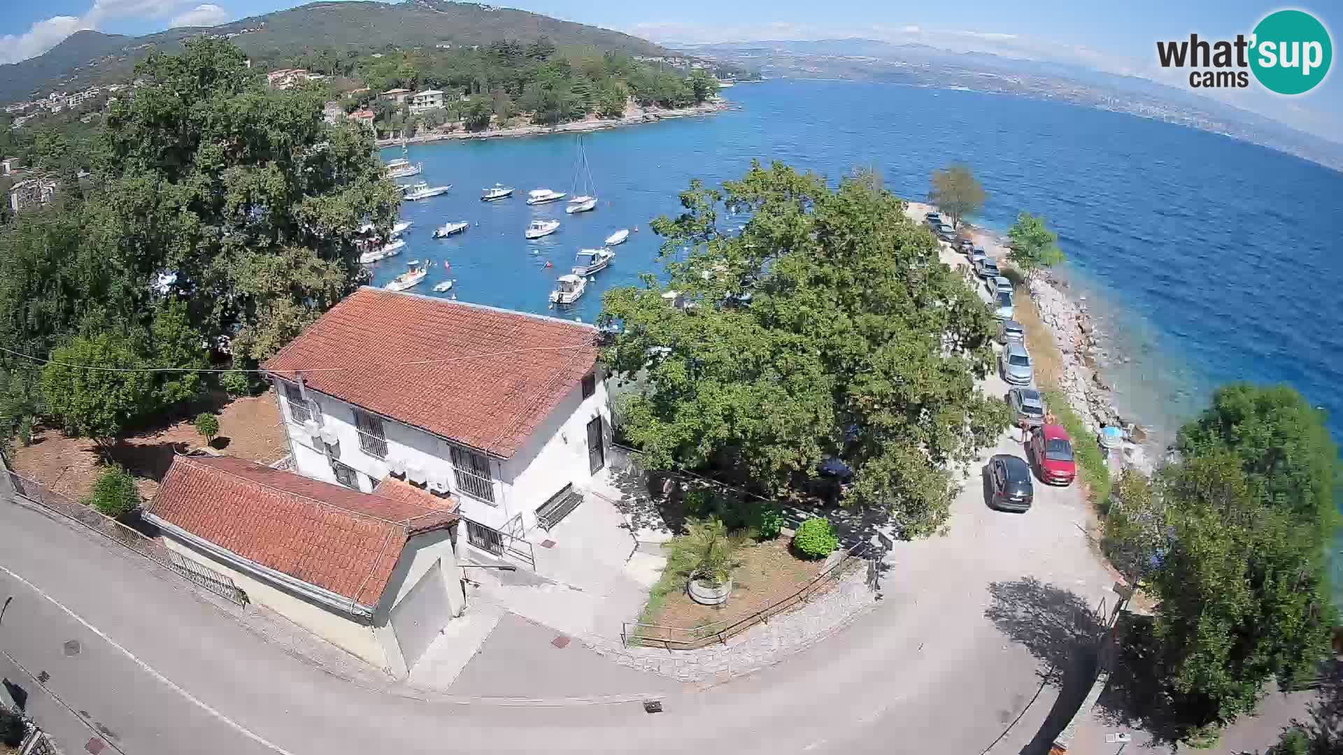 Webcam porto Ika – Vista LIVE sul porto e le luci di Opatija