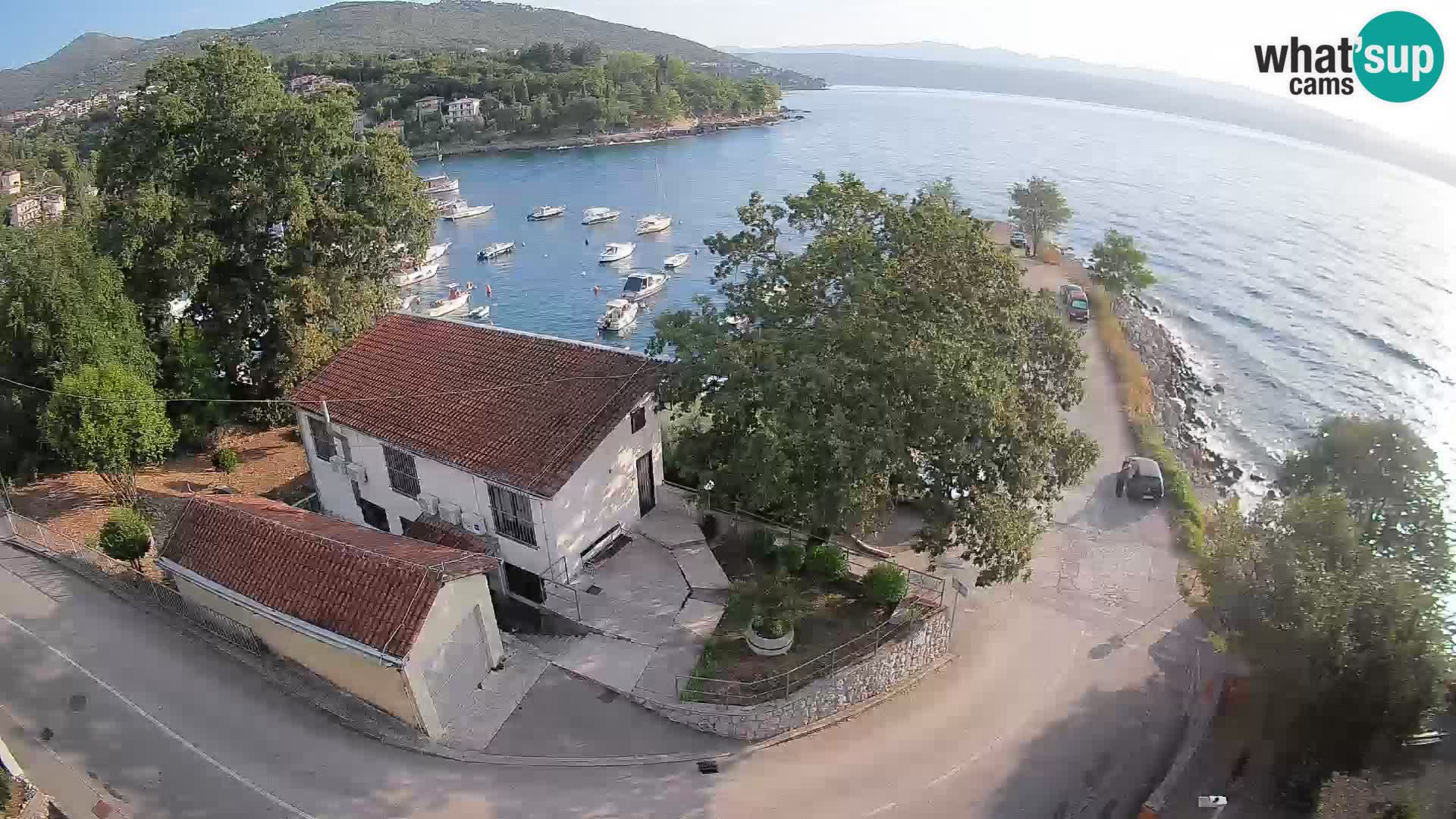Ika Harbor Webcam – LIVE View of the Harbor and Opatija Lights