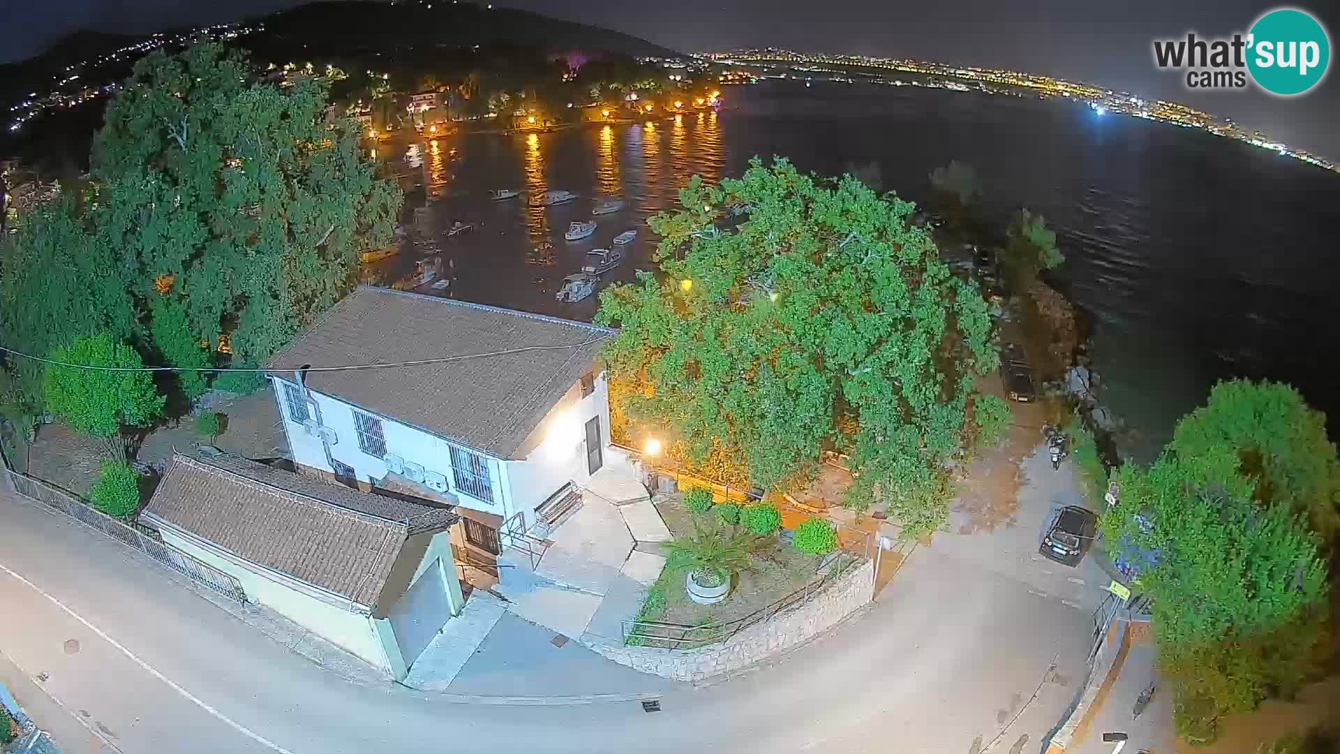 Webcam port d’Ika – Vue en direct et lumières d’Opatija