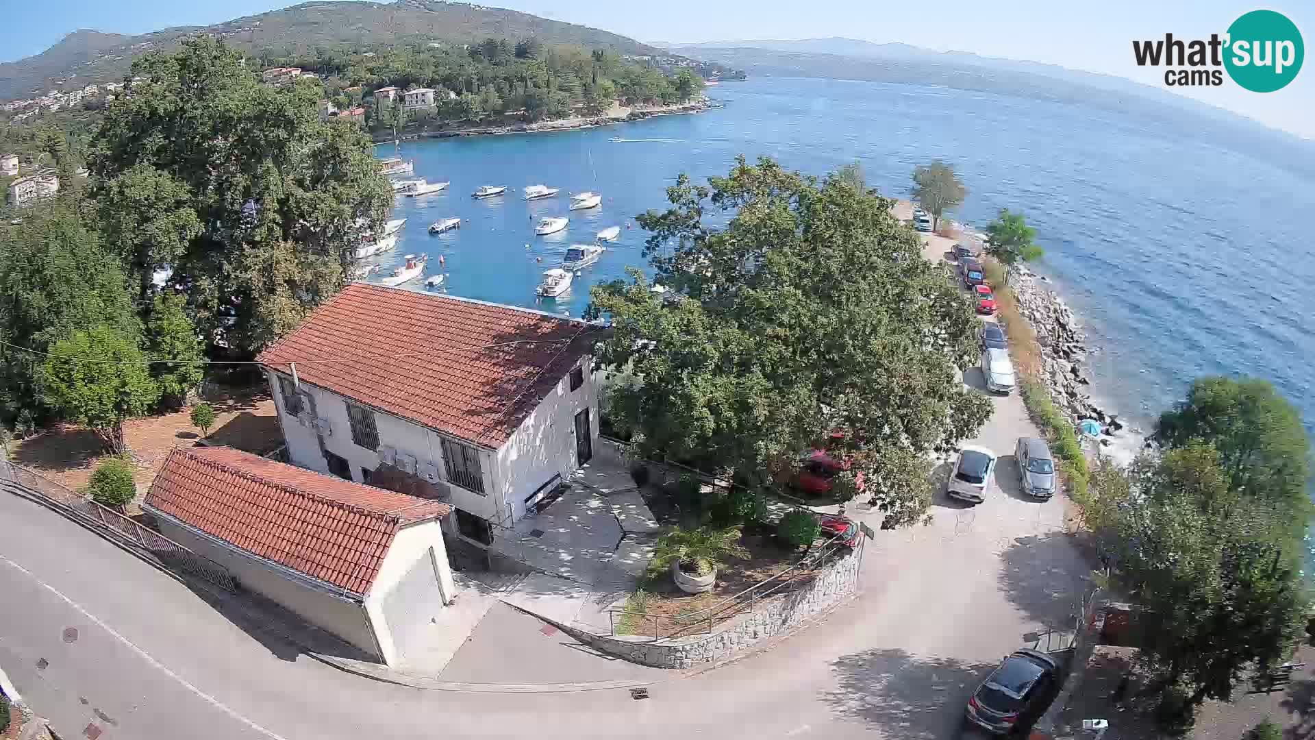 Webcam porto Ika – Vista LIVE sul porto e le luci di Opatija