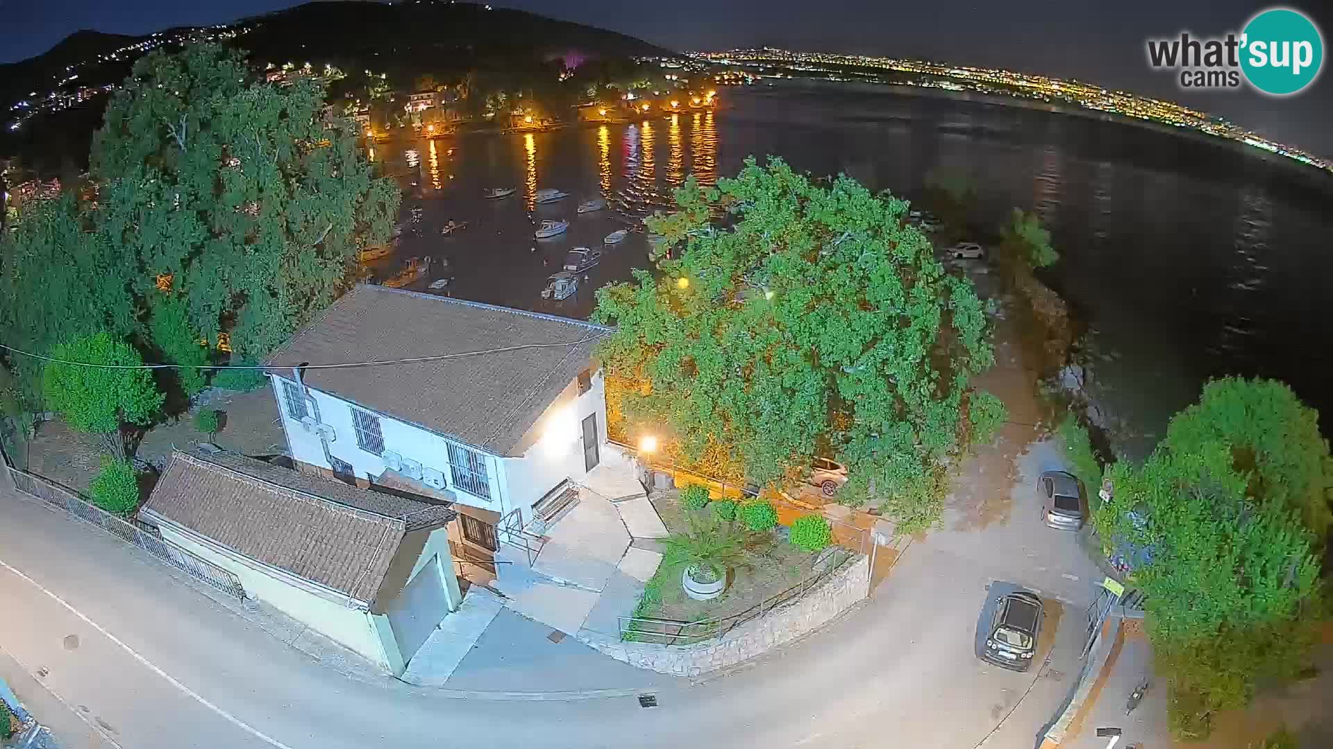 Webcam port d’Ika – Vue en direct et lumières d’Opatija