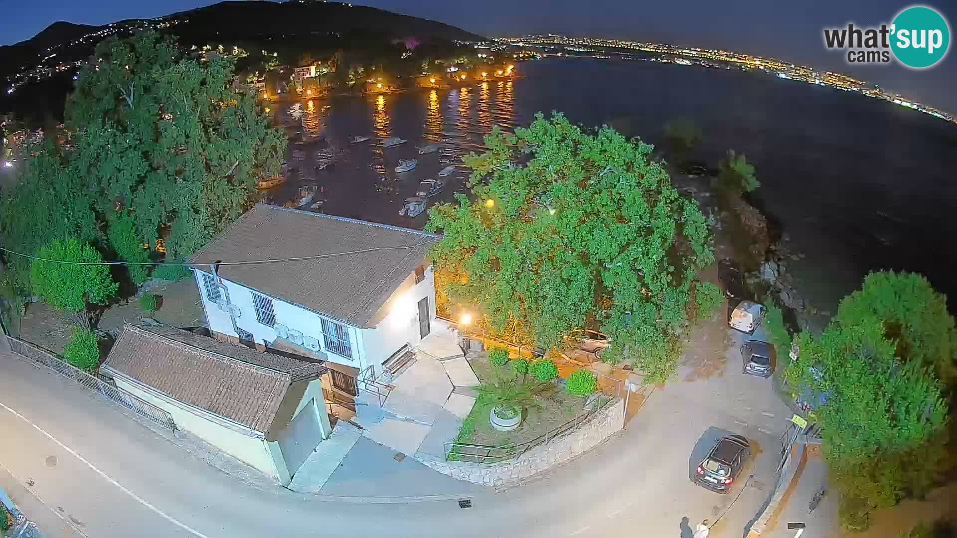 Webcam Ika Hafen – LIVE Blick auf den Hafen und die Lichter von Opatija