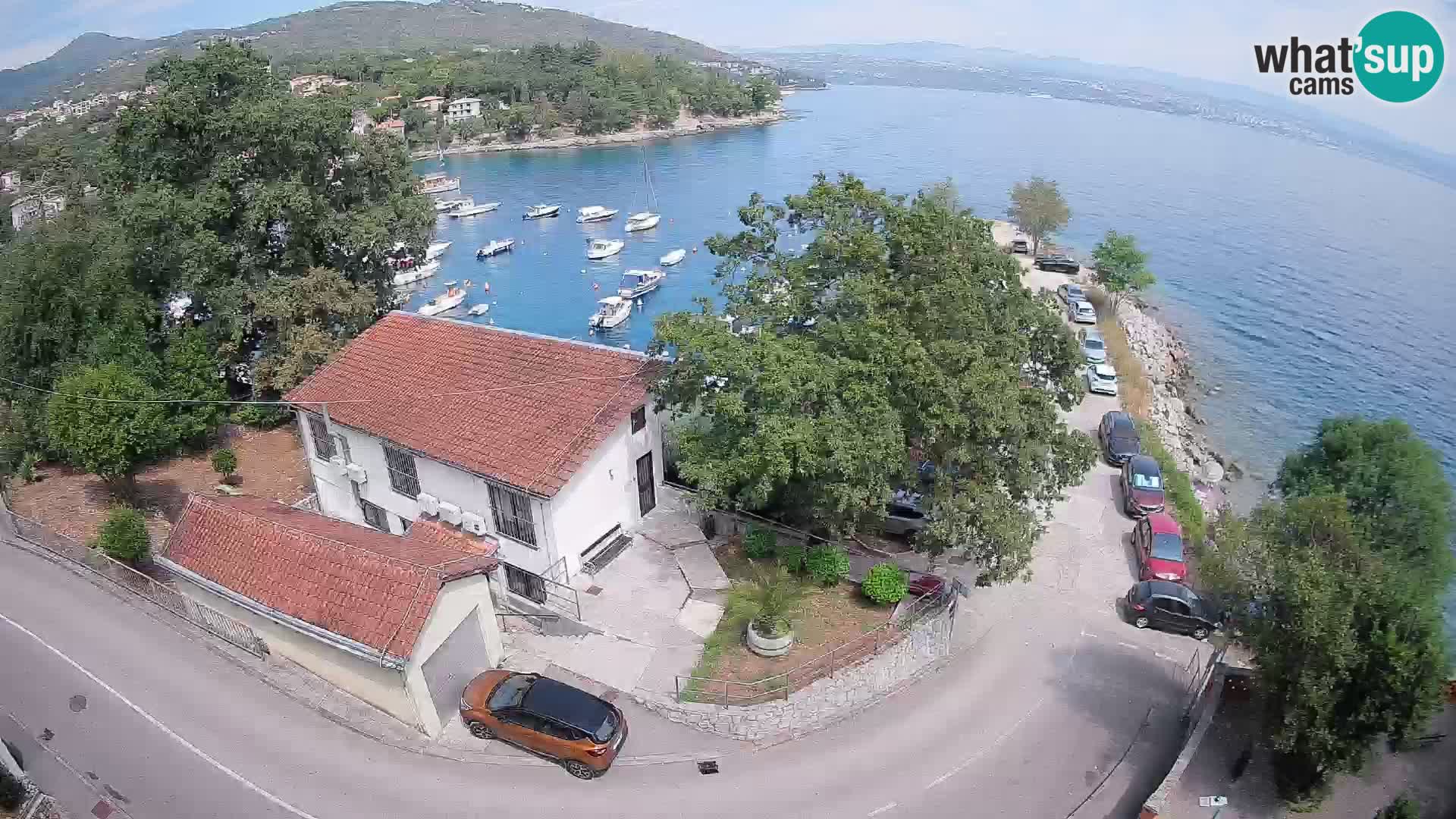Webcam porto Ika – Vista LIVE sul porto e le luci di Opatija
