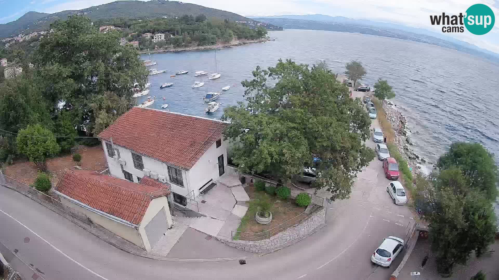 Webcam porto Ika – Vista LIVE sul porto e le luci di Opatija