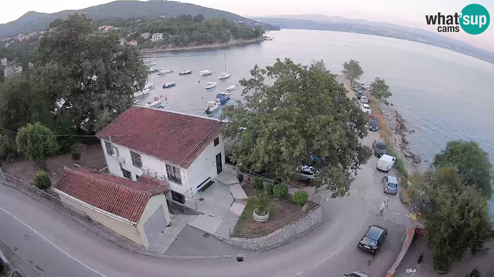 Webcam porto Ika – Vista LIVE sul porto e le luci di Opatija